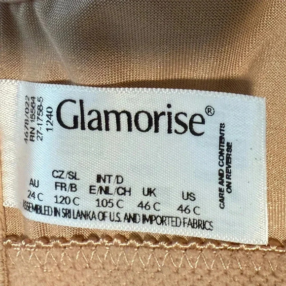 GLAMORISE WonderWire® Low Cut Lace Underwire Bra - Picture 6 of 7